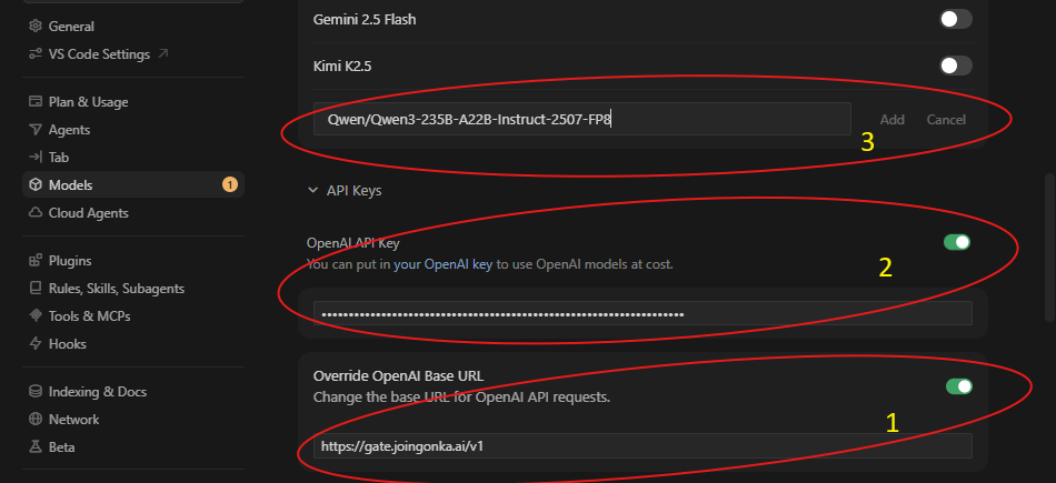 Cursor Settings Guide